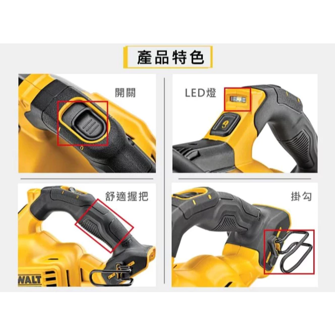 DEWALT得偉 原廠公司貨(含稅) 20VMax手提式吸塵器 DCV501LN