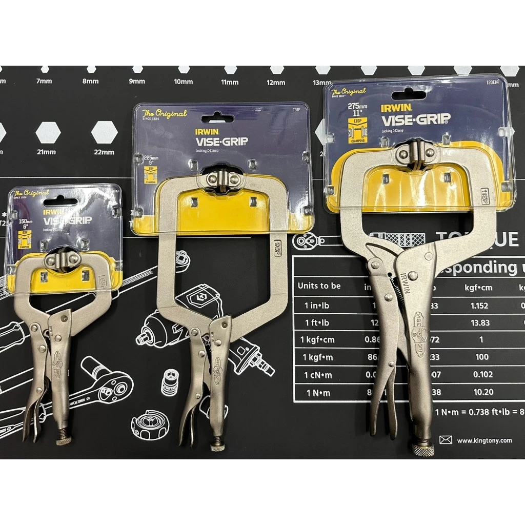 IRWIN 美國握手牌(含稅) VISE-GRIP 活動夾片C型萬能鉗 6SP 9SP 11SP 夾片萬能鉗