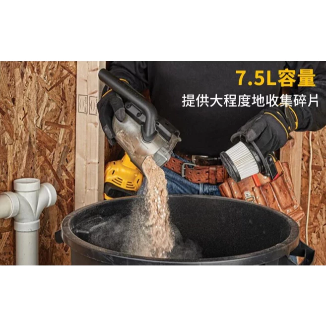 DEWALT得偉 原廠公司貨(含稅) 20VMax手提式吸塵器 DCV501LN