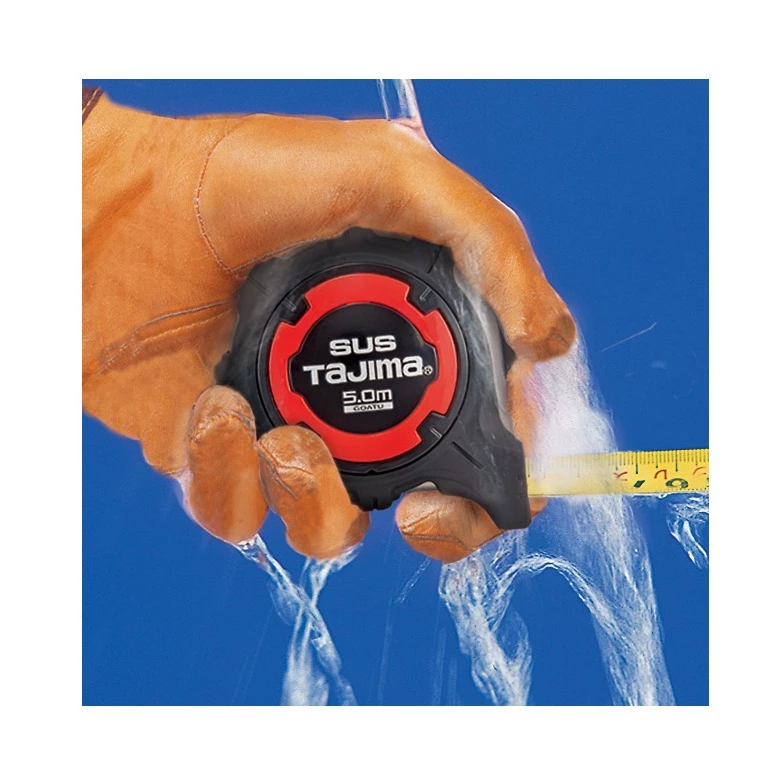 TAJIMA 田島 含稅 剛厚包膠不鏽鋼捲尺 帶寬25mm 5米/公分 附安全扣磁鐵GASFGSLM GASFGSLWM