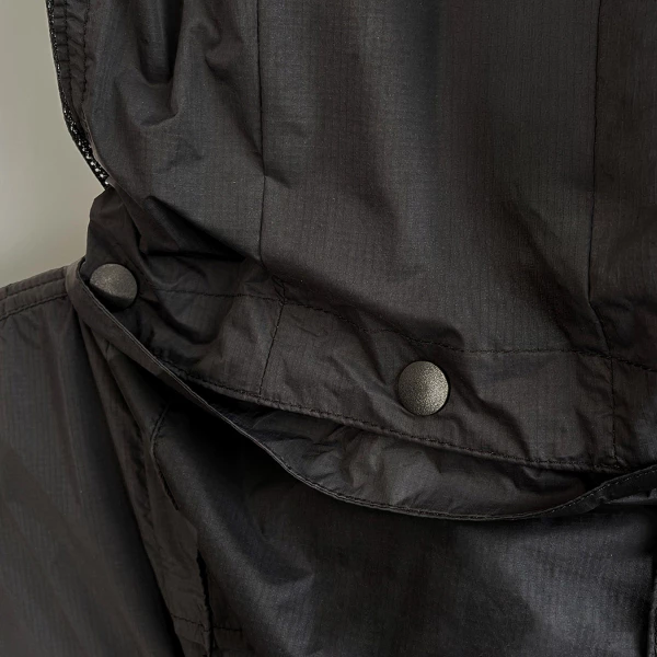VENTI TECH 風神 (含稅) CORDURA 短袖連帽背心 空調服 空調衣 風扇衣 耀石黑系列 SA2-BCC
