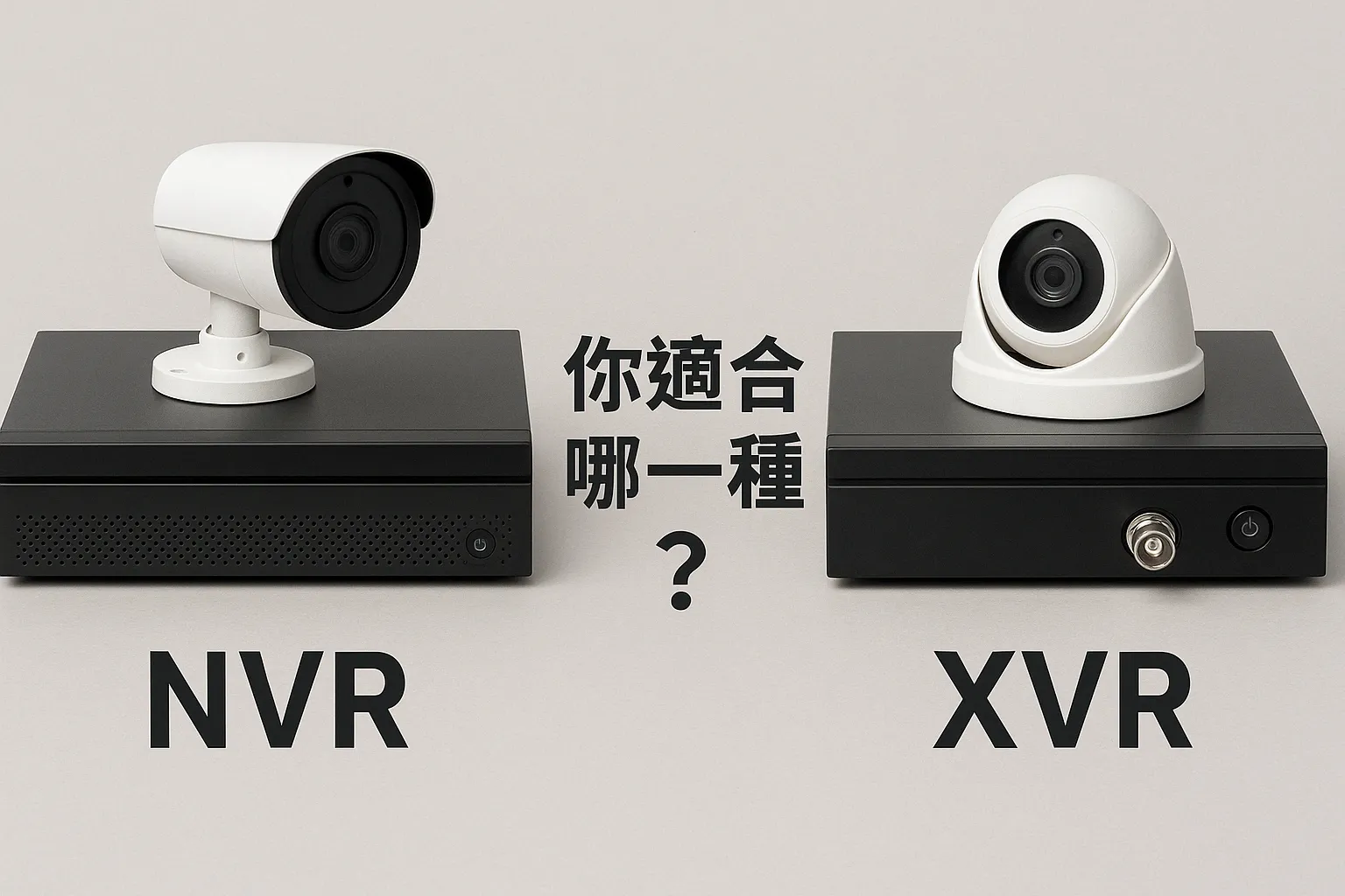 監視器怎麼選？NVR、XVR 傻傻分不清？這篇讓你一次搞懂！