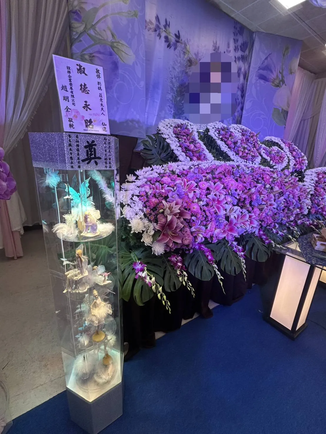 追思天使燈柱