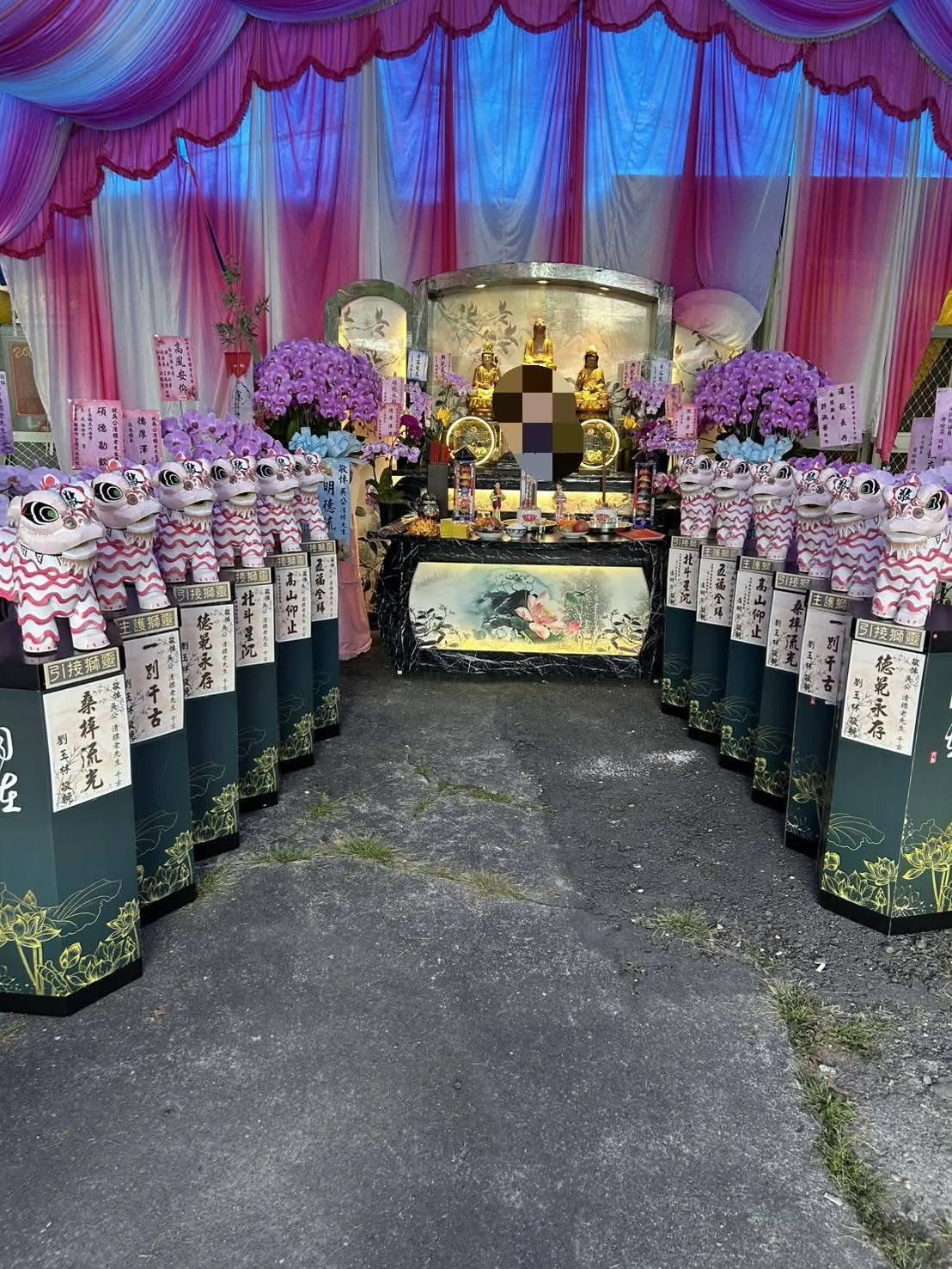 敬孝靈獅紙紮