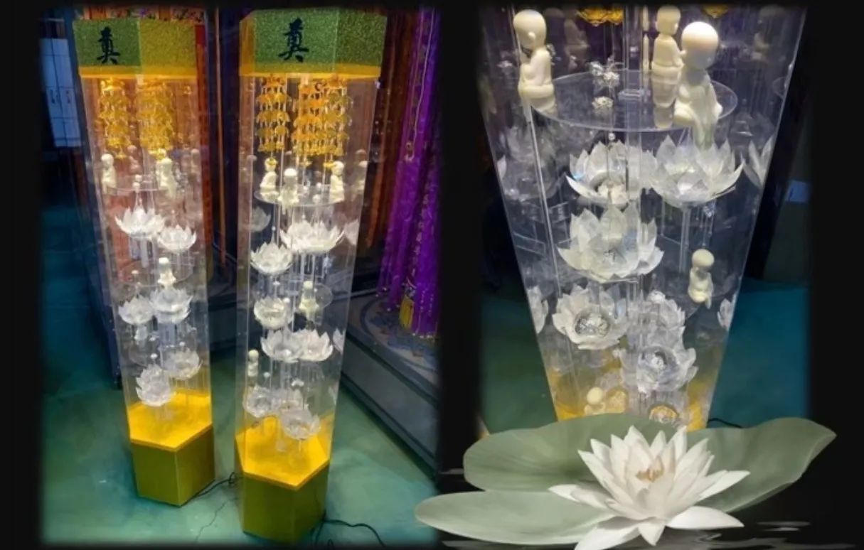 九轉蓮花燈柱