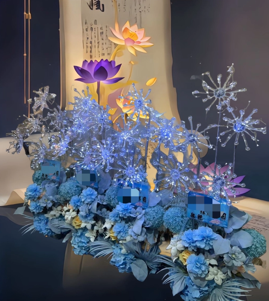 走道燈系列_冰蓮/走道燈出租,台中冰蓮花走道燈出租
