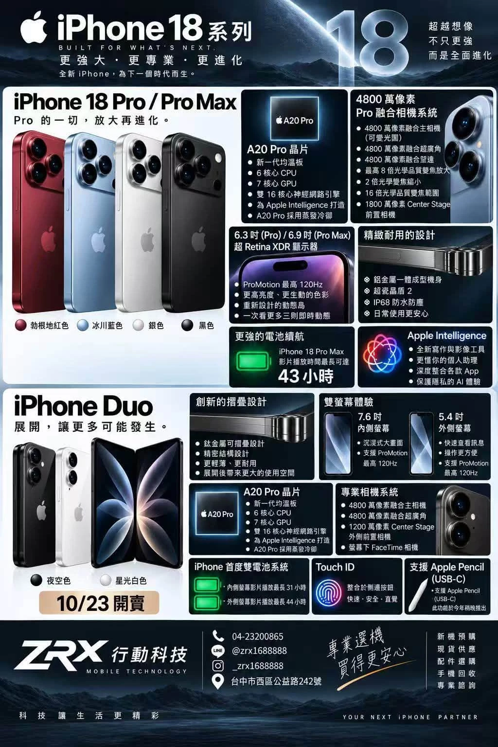 ZRX行動科技 iPhone系列功能介紹