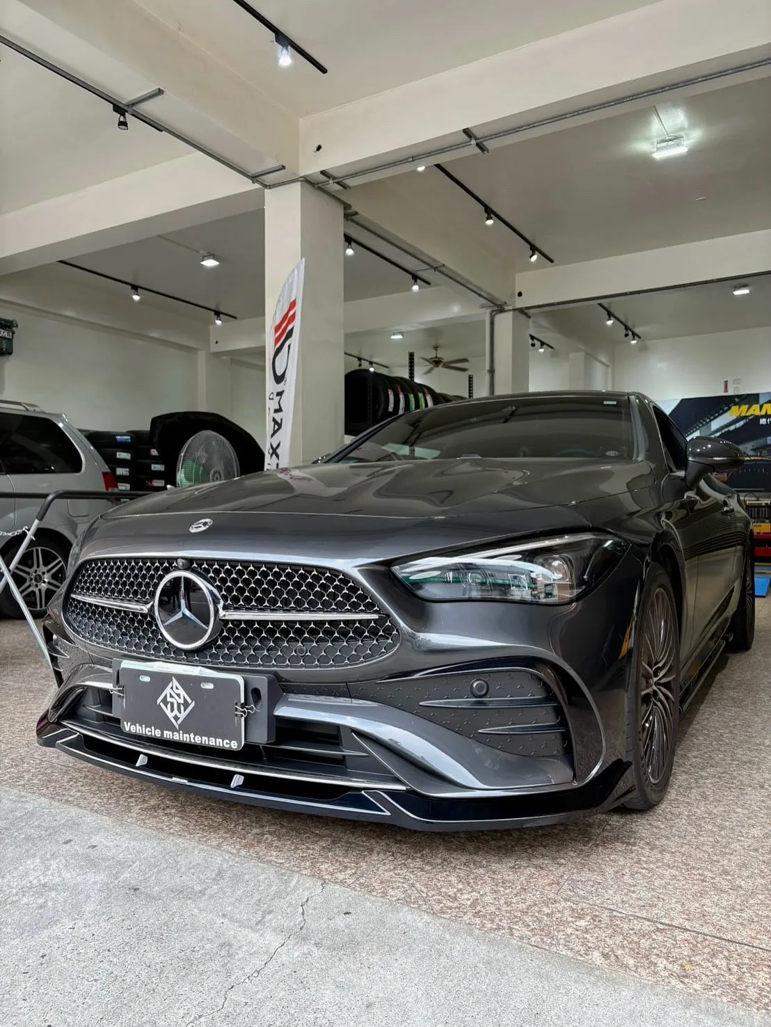 Mercedes-Benz CLE200安裝全車MAXTON DESIGN空力套件