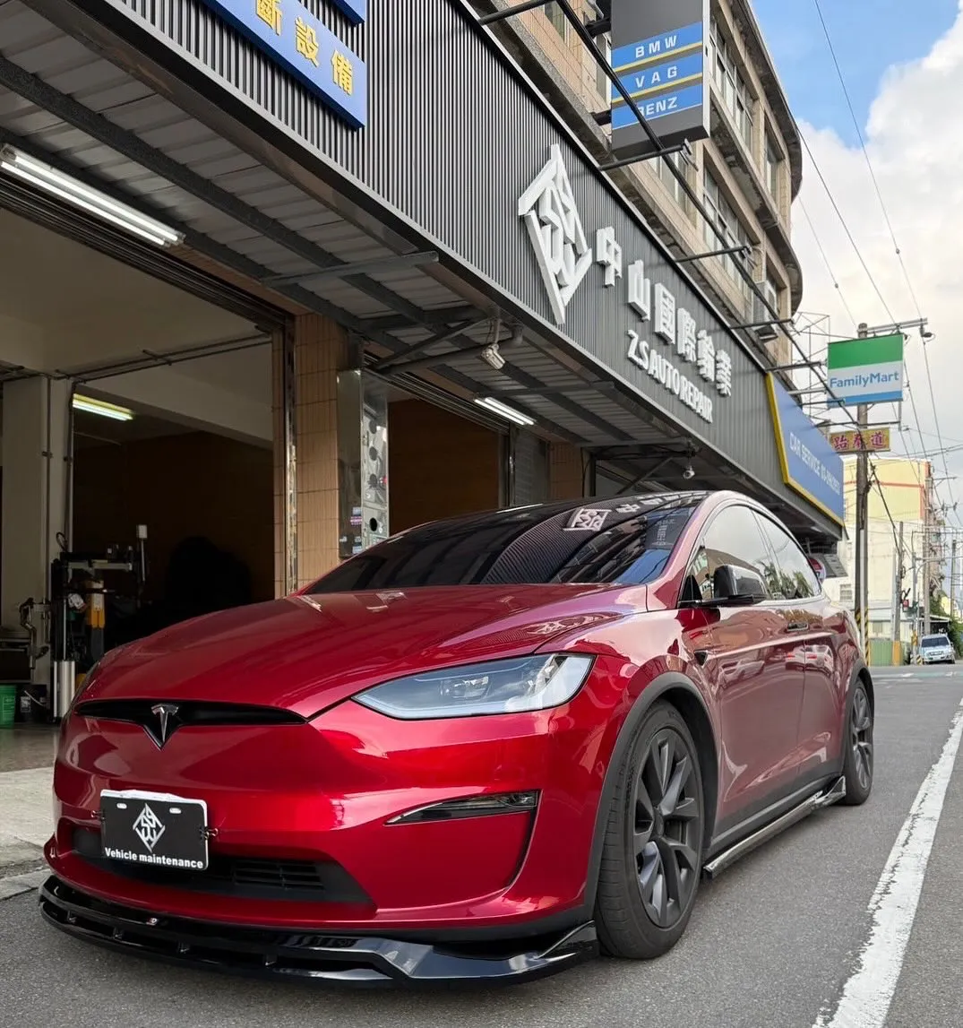 特斯拉 Model X升級安裝全車Maxton Design空力套件