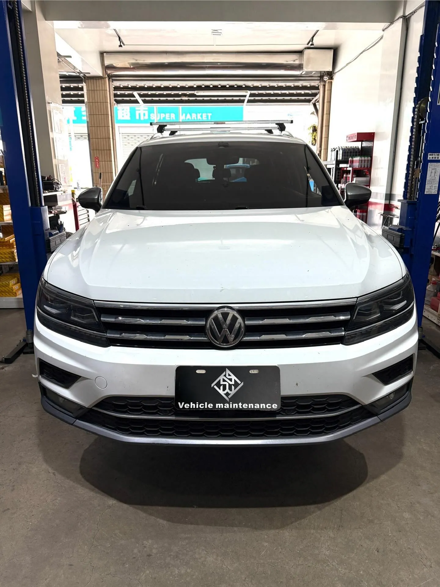 Volkswagen Tiguan儀表板亮五燈獎檢修後確診為輪速感知器故障