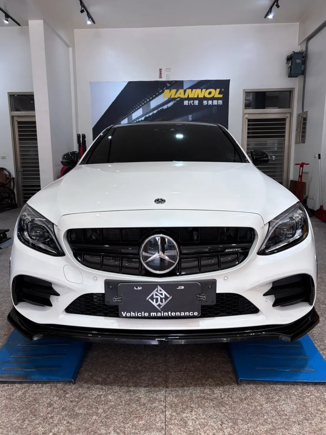 Mercedes-Benz AMG C43安裝MAXTON｜新竹汽車空力改裝｜竹東汽車空力改裝