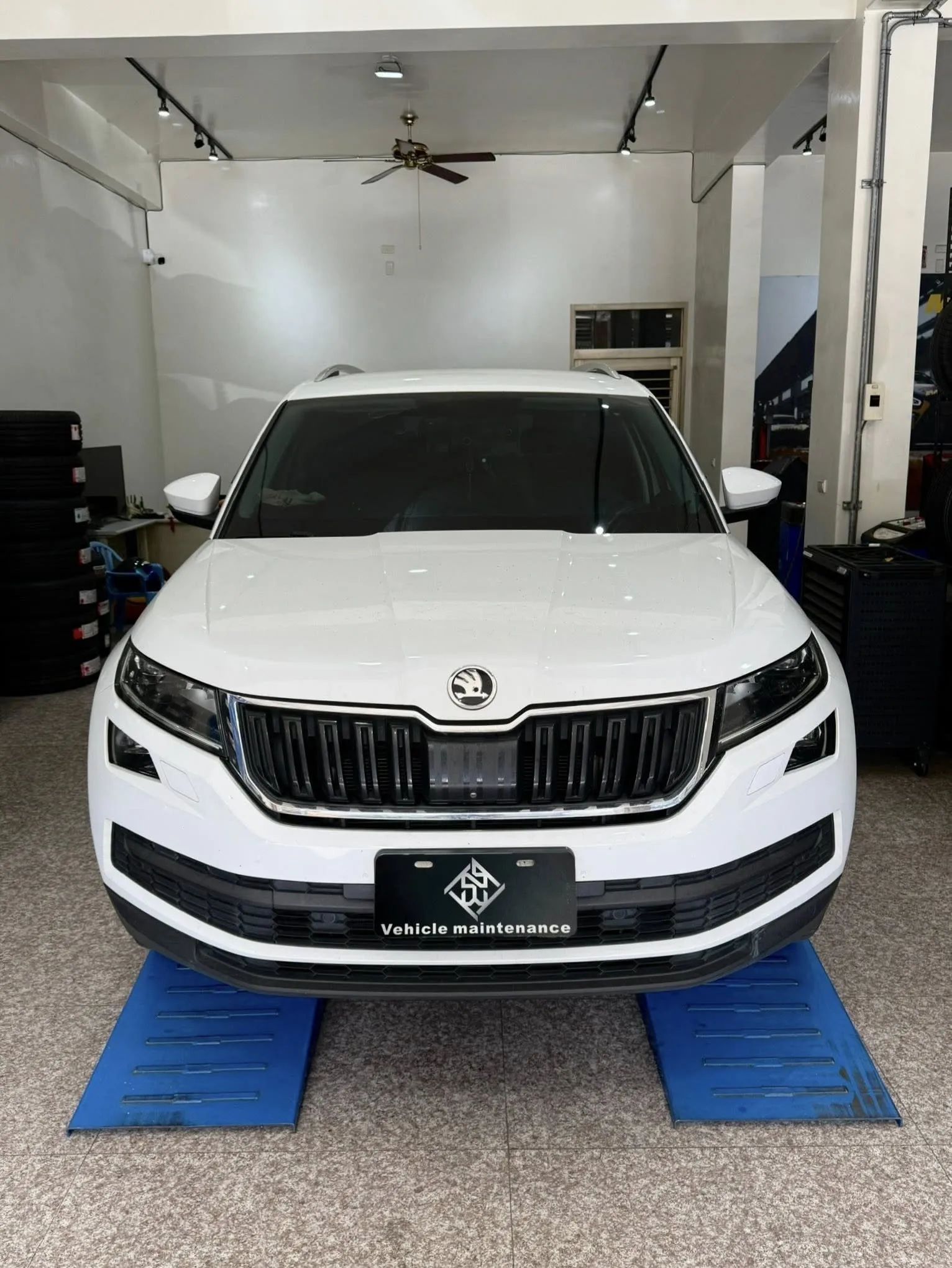 Skoda Kodiaq 儀表板亮EPC故障燈｜新竹汽車輪胎更換｜竹北汽車輪胎更換｜