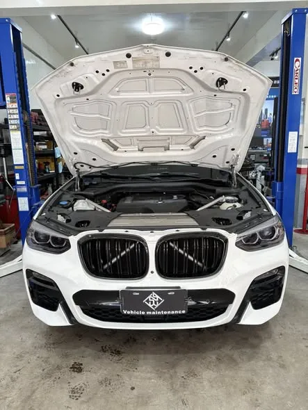 BMW X4 G02引擎腳老化塌陷，車身震動感明顯，維修後問題解決