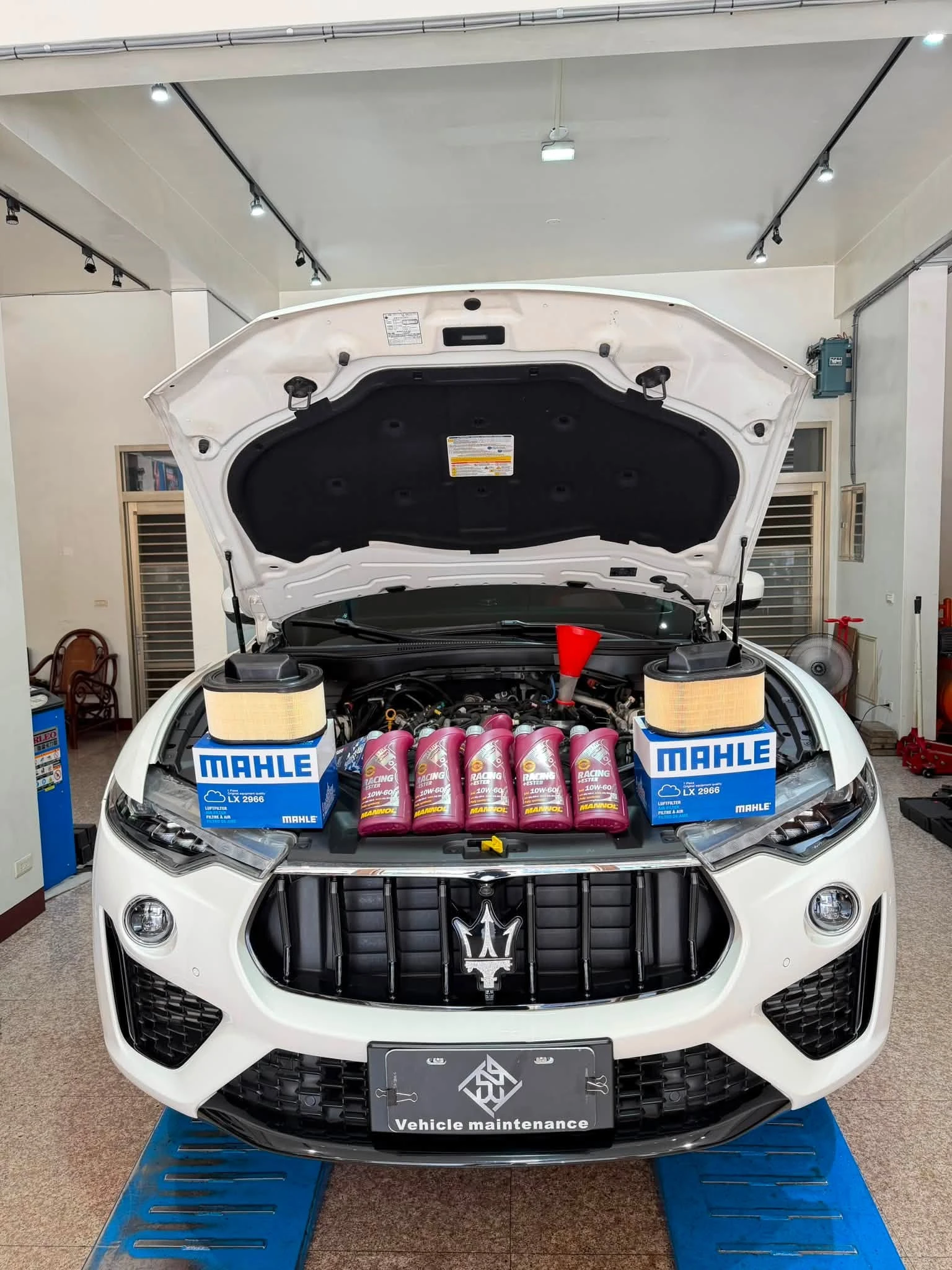 Maserati Levante｜定期保養維護，義式性能休旅，日常養護更不能馬虎。