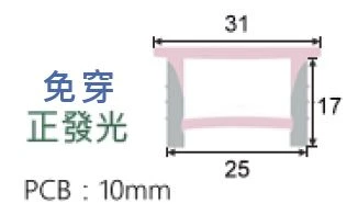 免穿硅膠條 ( 2.5 x 1.7 x  3.1  cm)
