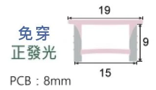 免穿硅膠條 ( 1.5 x 0.9 x  1.9  cm)