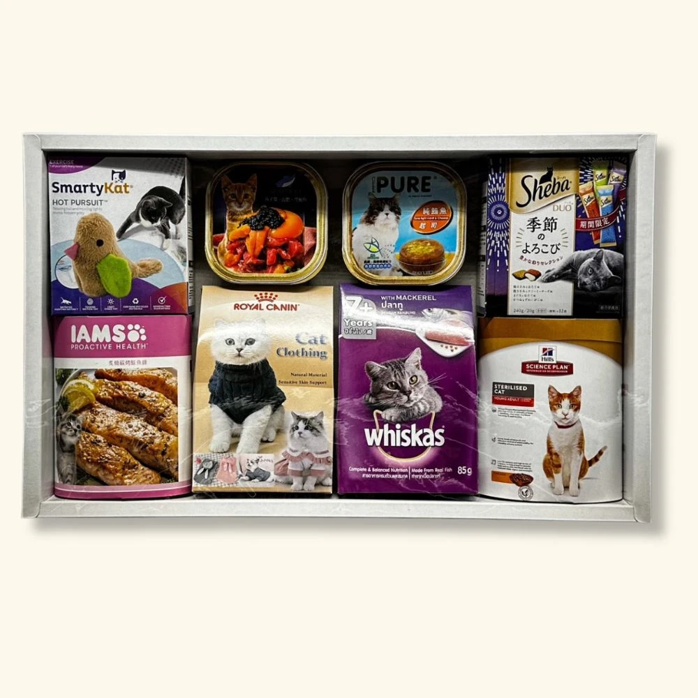 極品貓貓紙紮飼料禮盒