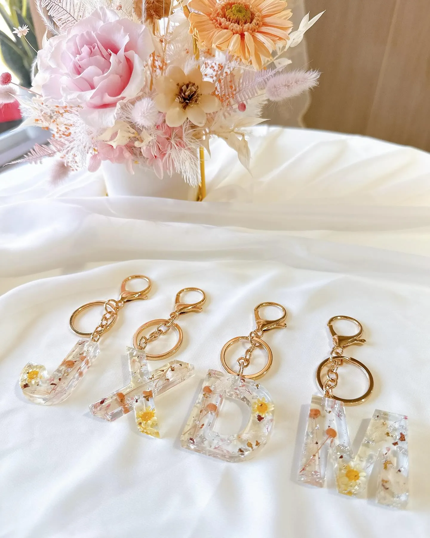 永生花鑰匙圈