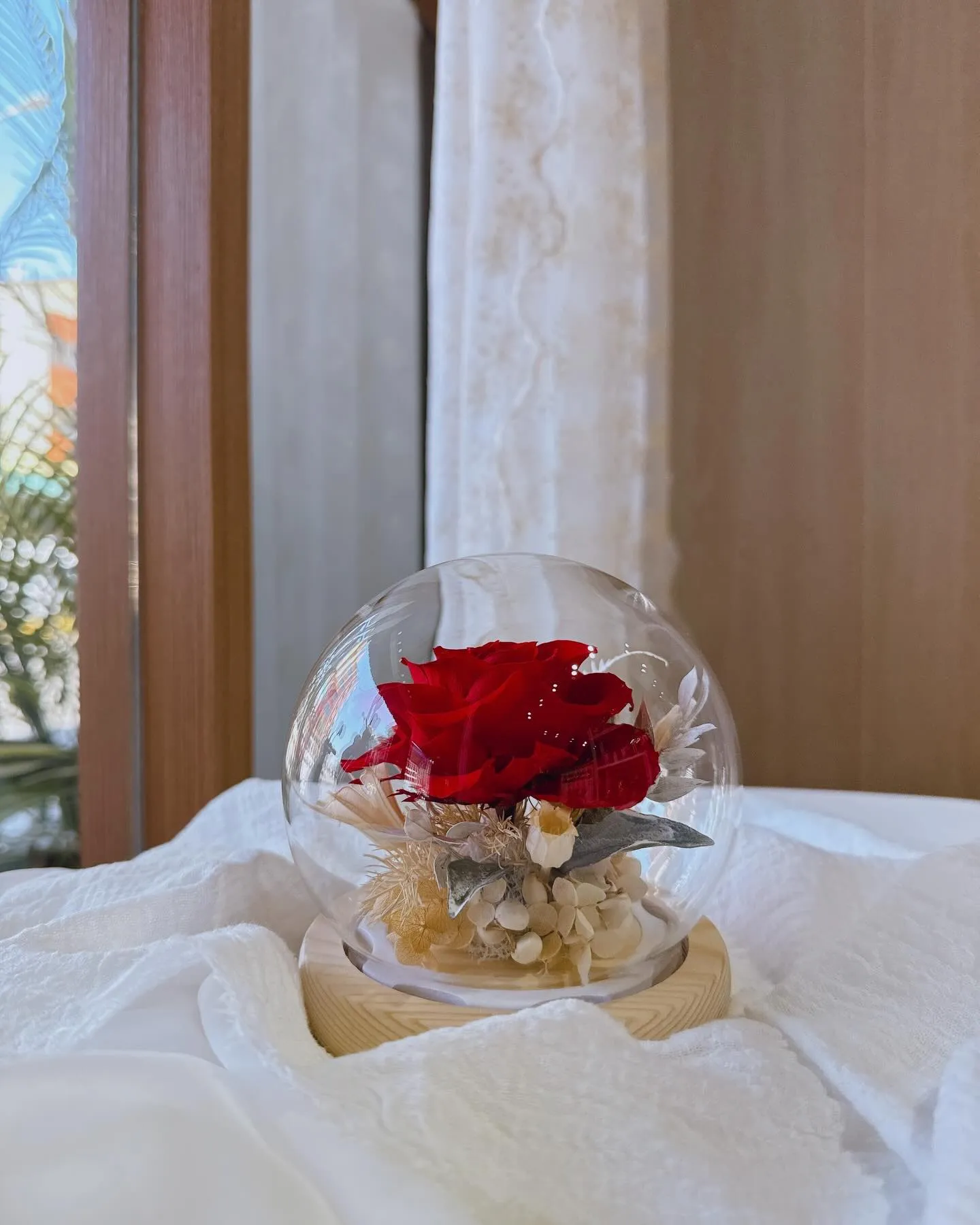 永生大玫瑰波波球