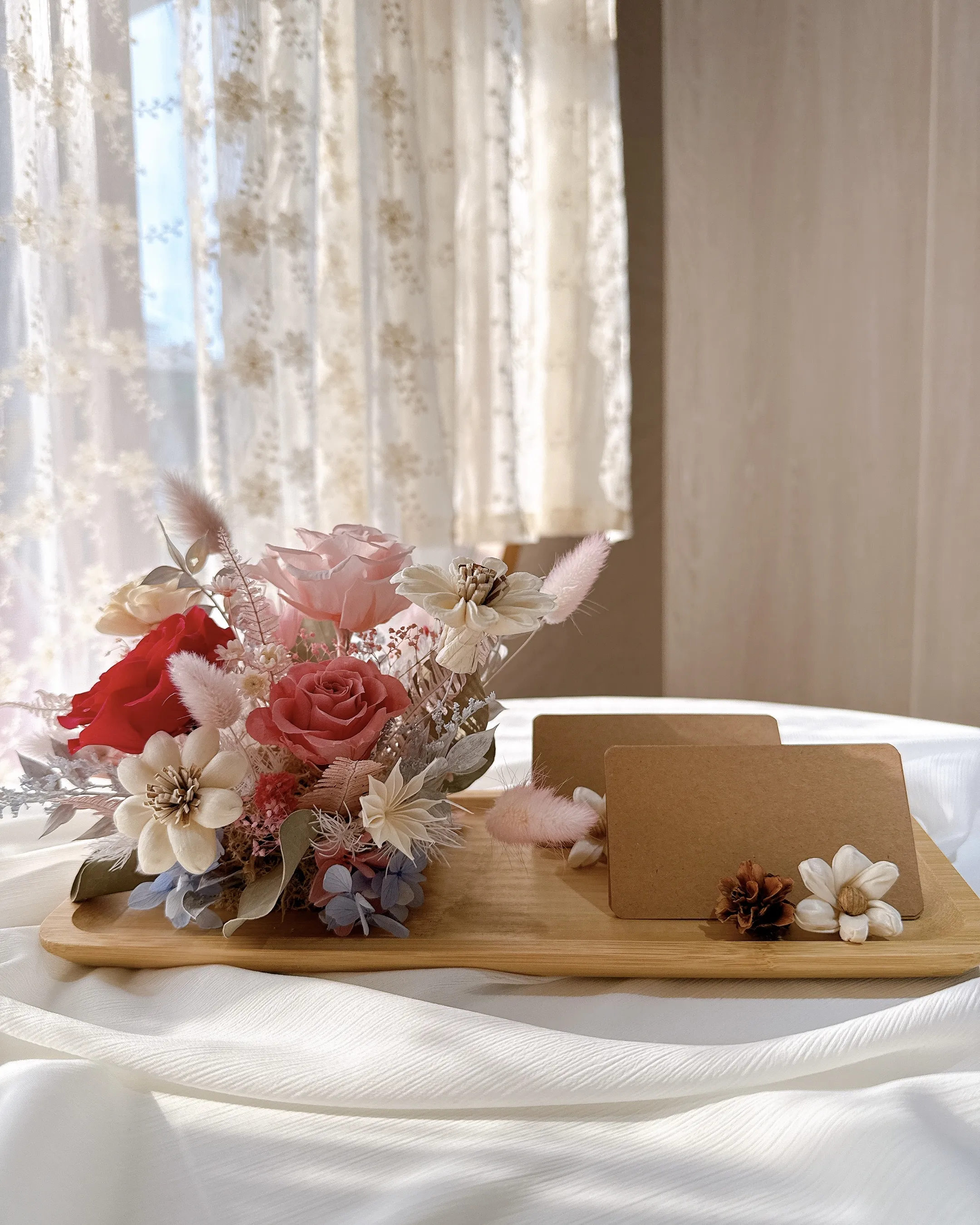 療癒斜槓族_永生花花藝課程