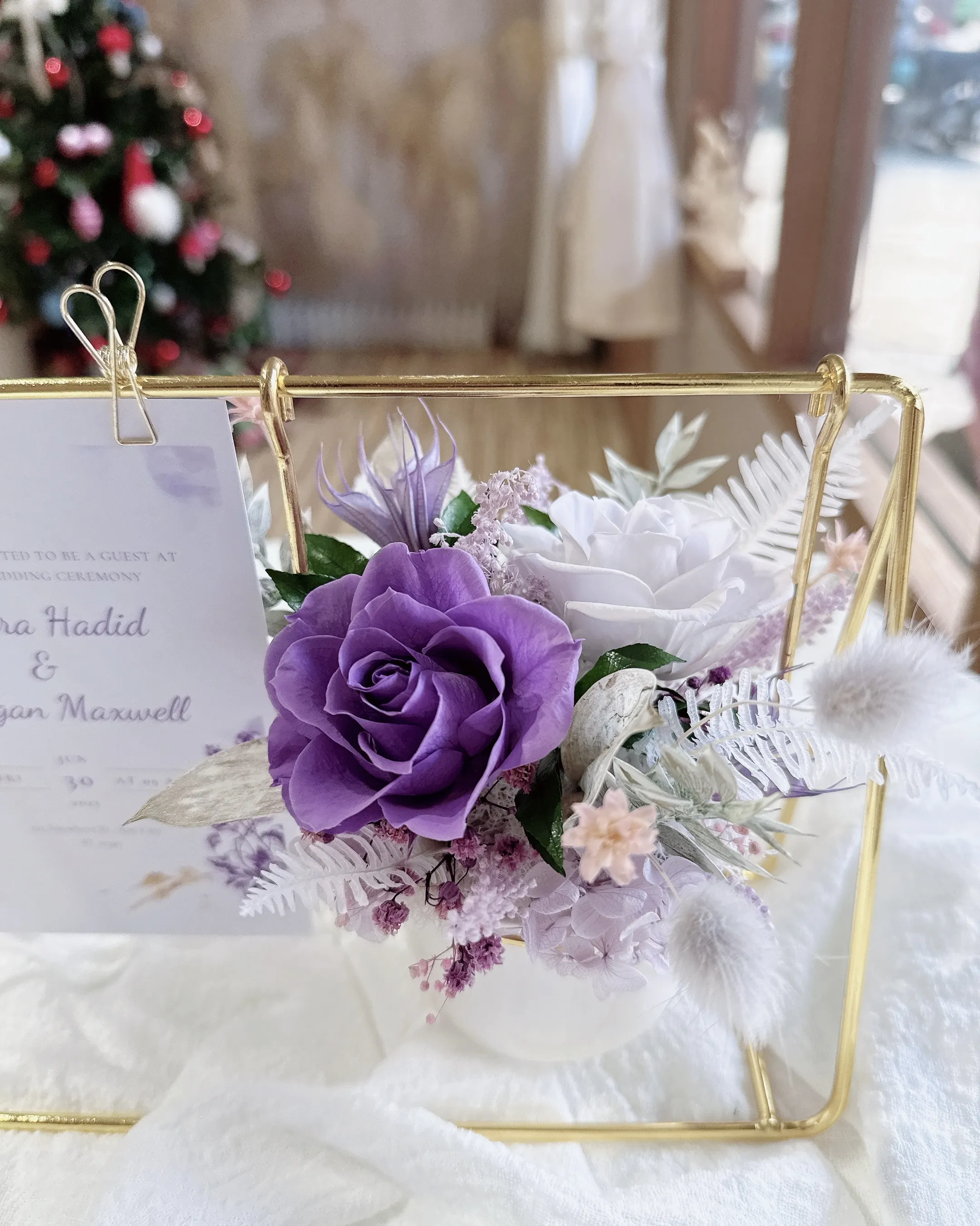 (現貨)金屬鞦韆桌花