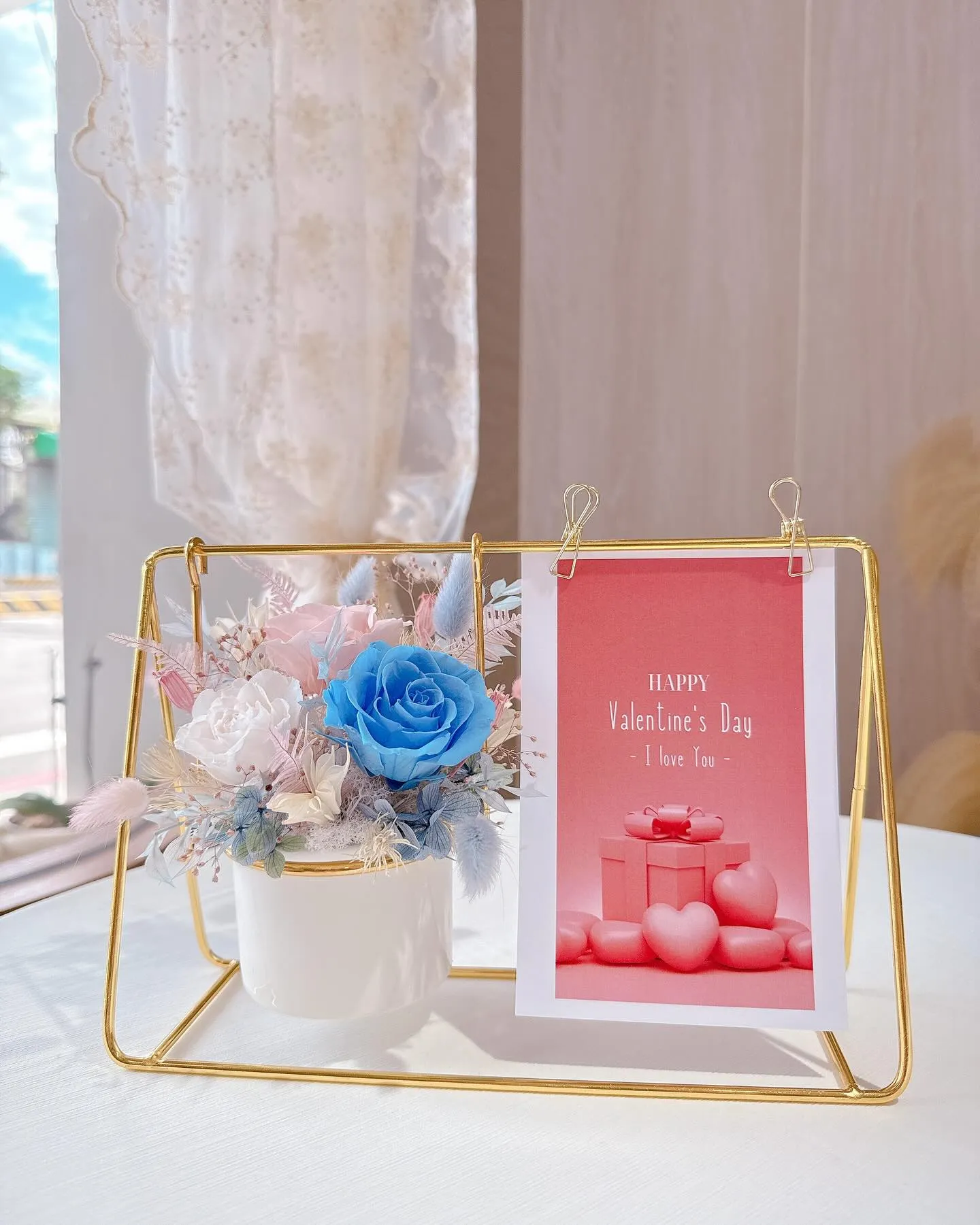 永生玫瑰鞦韆花禮