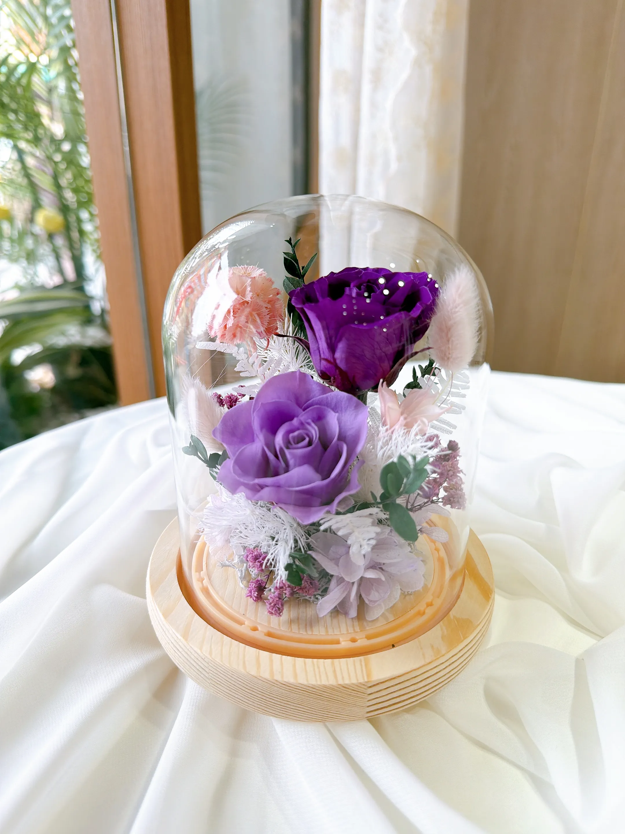 (現貨)小花玻玻-永生花玫瑰