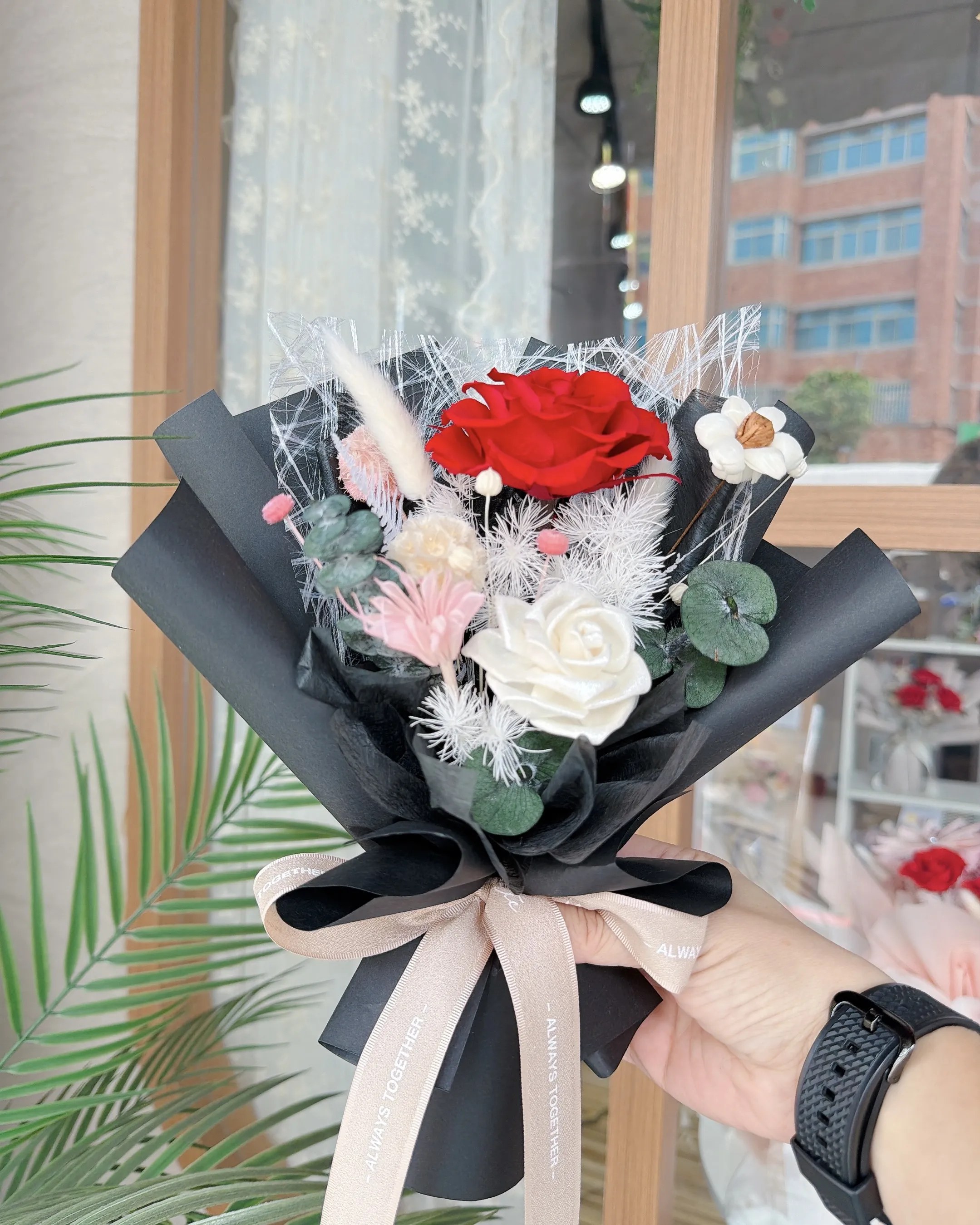 (現貨)永生花佐索拉花_小型花束