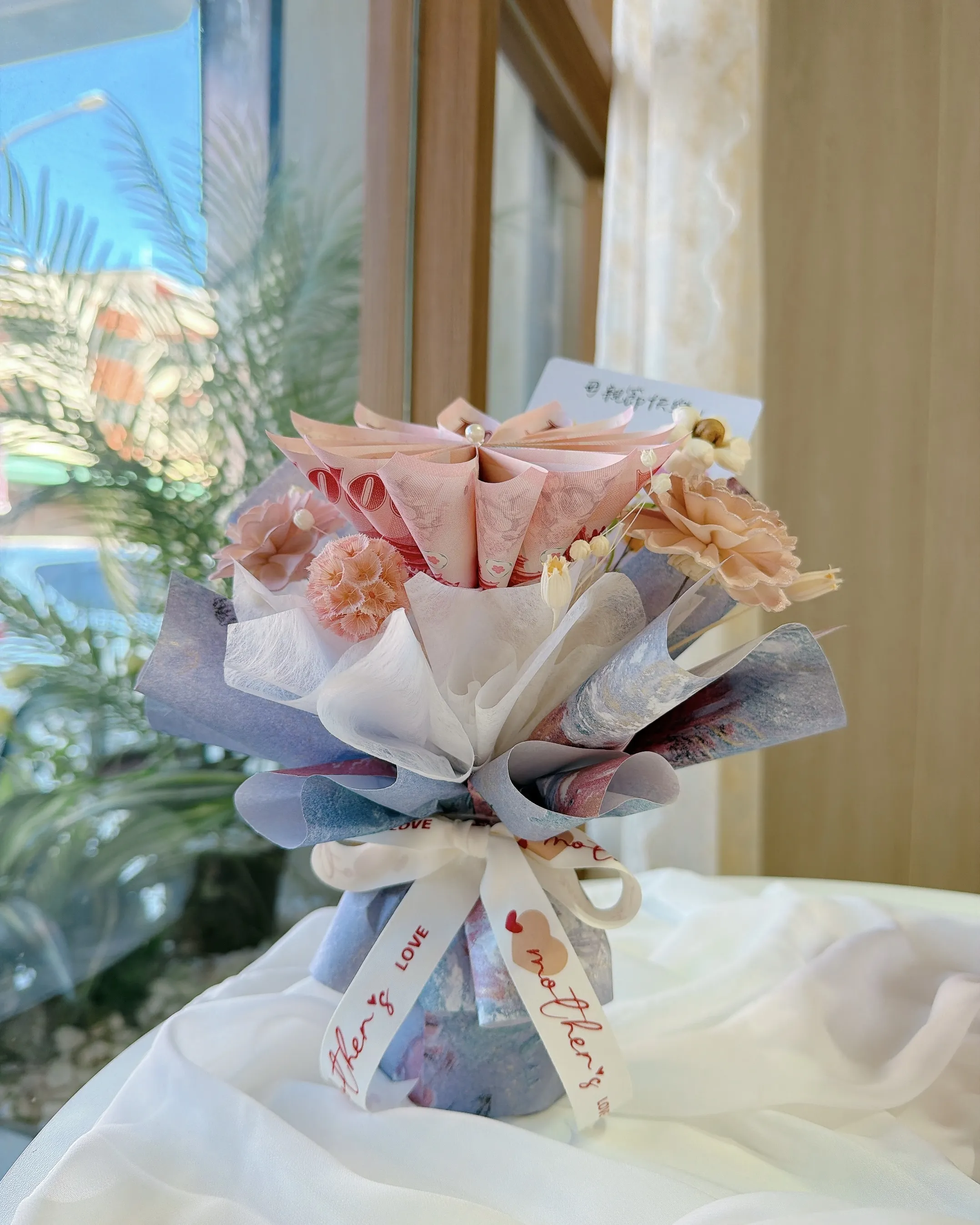 母親節_鈔能力花束