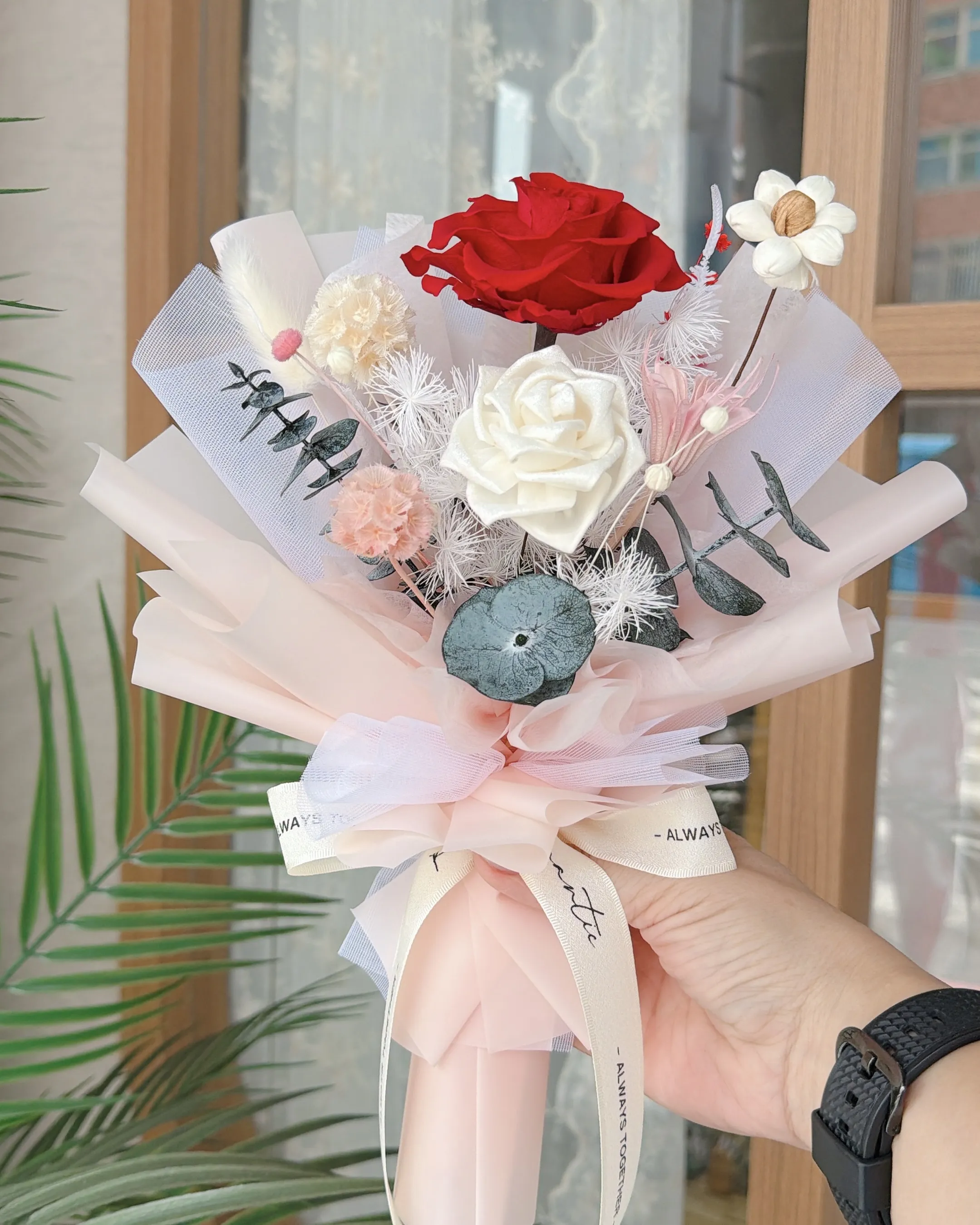 (現貨)永生花佐索拉花_小型花束