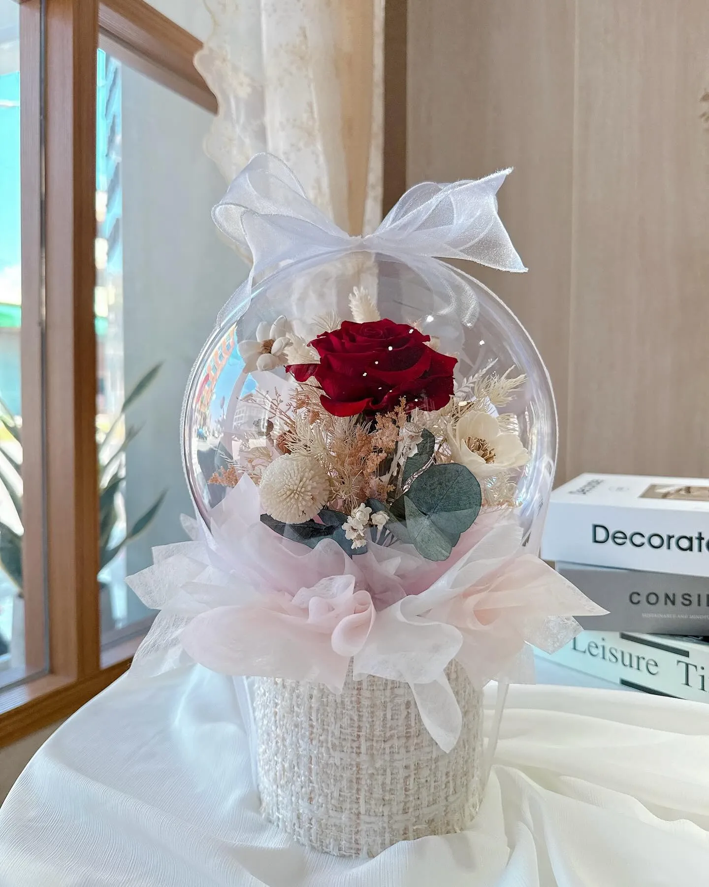 永生花玫瑰波波球
