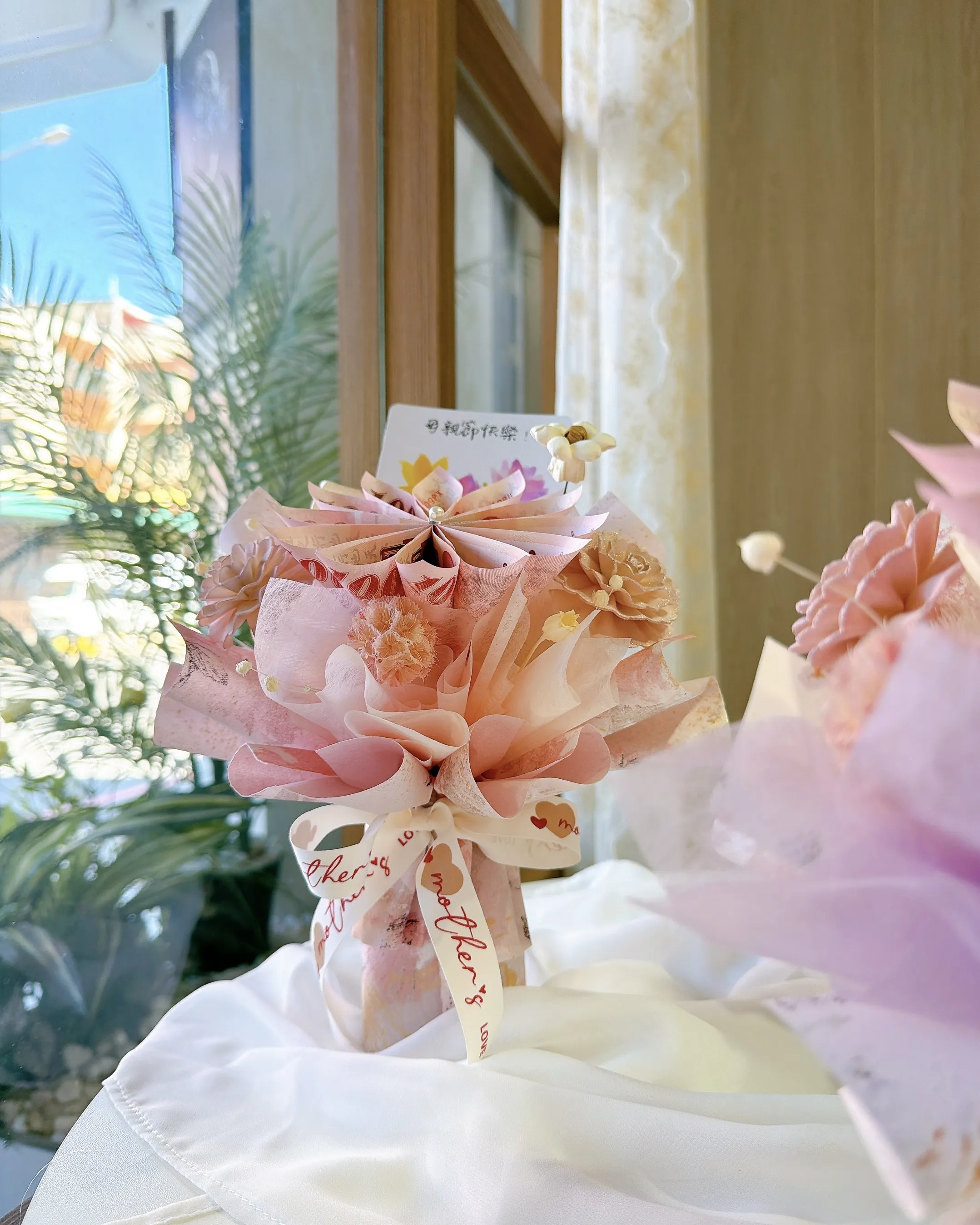 母親節_鈔能力花束