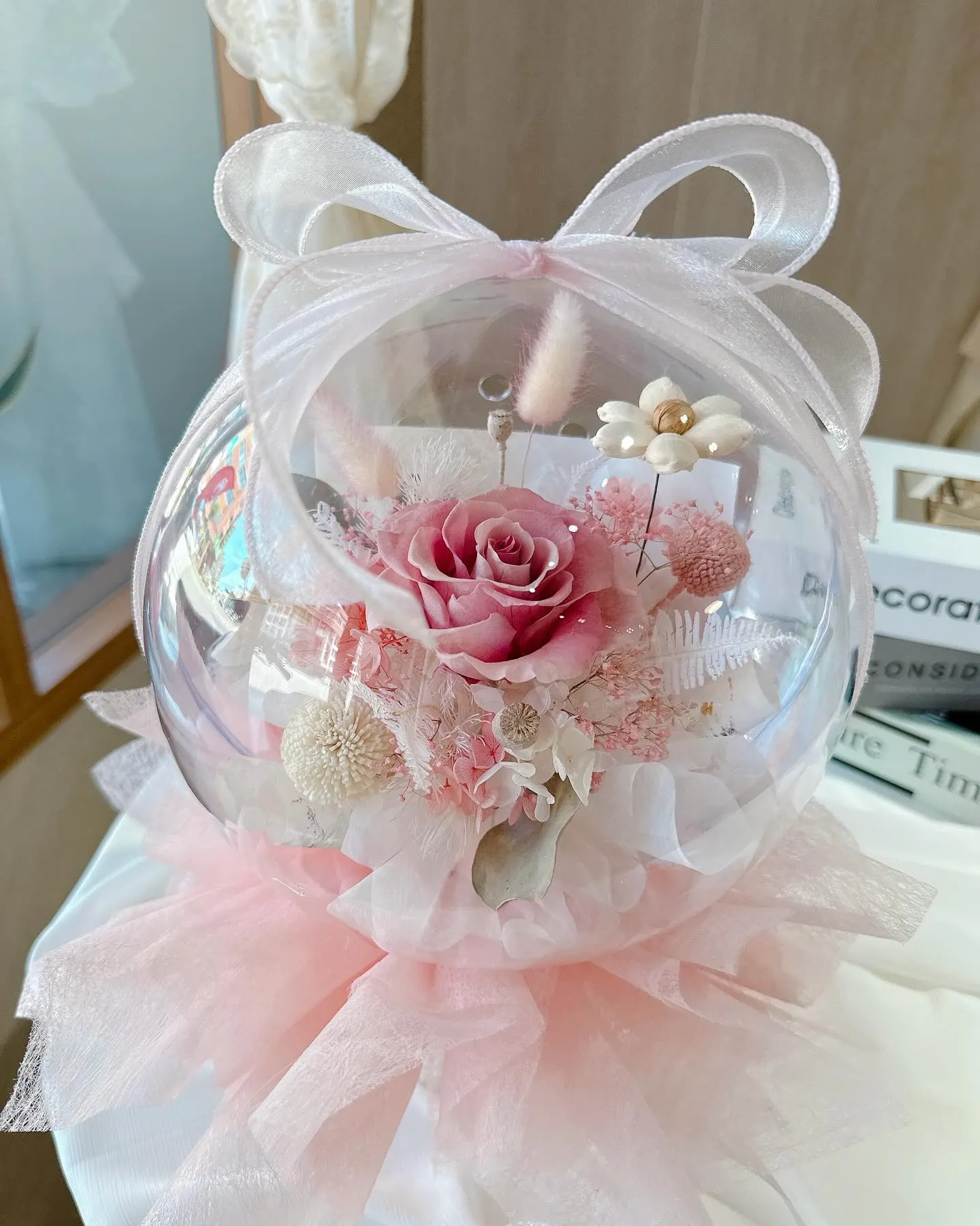 永生花玫瑰波波球