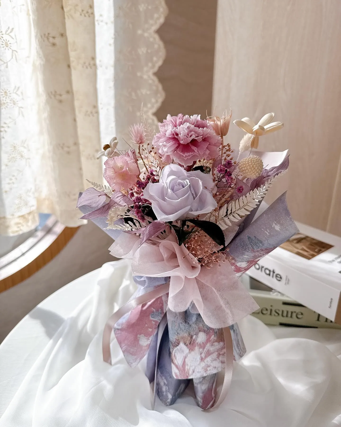 永生花花藝課程·開花、設計、插花