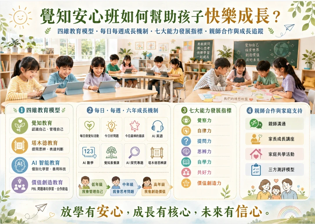 覺知安心班如何幫助孩子快樂成長？